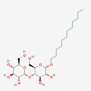 molecular formula C24H46O11 B049484 十二烷基-α-D-麦芽糖苷 CAS No. 116183-64-3