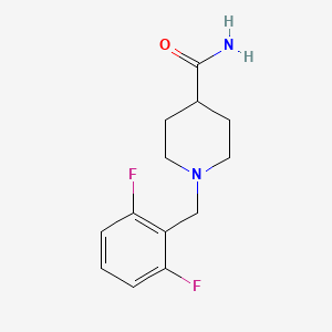 molecular formula C13H16F2N2O B4948468 1-(2,6-difluorobenzyl)-4-piperidinecarboxamide 