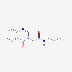 molecular formula C14H17N3O2 B4948625 N-butyl-2-(4-oxoquinazolin-3(4H)-yl)acetamide 