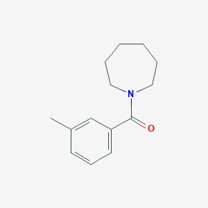 molecular formula C14H19NO B4948716 1-(3-methylbenzoyl)azepane CAS No. 20308-68-3