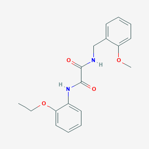 molecular formula C18H20N2O4 B4948901 N'-(2-ethoxyphenyl)-N-[(2-methoxyphenyl)methyl]oxamide 