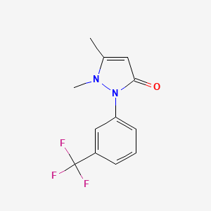 molecular formula C12H11F3N2O B4948939 Fantipyrine CAS No. 5400-63-5