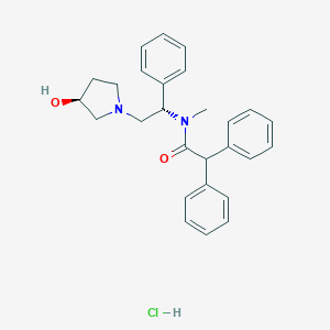 molecular formula C27H31ClN2O2 B049490 Asimadoline hydrochloride CAS No. 185951-07-9