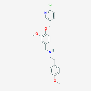 N-{4-[(6-chloropyridin-3-yl)methoxy]-3-methoxybenzyl}-2-(4-methoxyphenyl)ethanamine