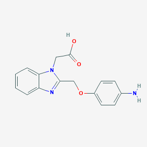 {2-[(4-aminophenoxy)methyl]-1H-benzimidazol-1-yl}acetic acid