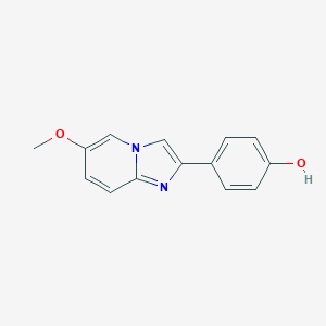 4-(6-Methoxyimidazo[1,2-a]pyridin-2-yl)phenol