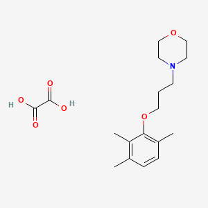 molecular formula C18H27NO6 B4949537 Oxalic acid;4-[3-(2,3,6-trimethylphenoxy)propyl]morpholine 