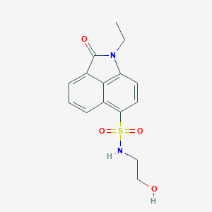 1-ethyl-N-(2-hydroxyethyl)-2-oxo-1,2-dihydrobenzo[cd]indole-6-sulfonamide