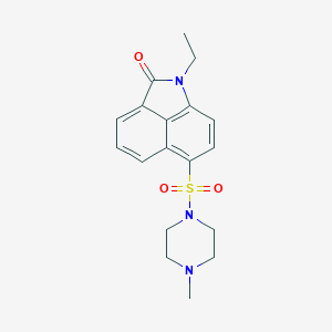 1-ethyl-6-[(4-methyl-1-piperazinyl)sulfonyl]benzo[cd]indol-2(1H)-one