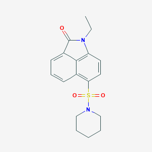 1-ethyl-6-(1-piperidinylsulfonyl)benzo[cd]indol-2(1H)-one