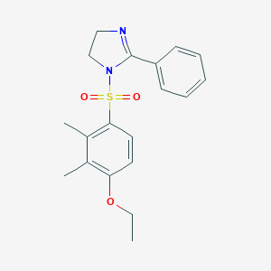 1-((4-ethoxy-2,3-dimethylphenyl)sulfonyl)-2-phenyl-4,5-dihydro-1H-imidazole