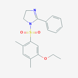 1-((5-ethoxy-2,4-dimethylphenyl)sulfonyl)-2-phenyl-4,5-dihydro-1H-imidazole