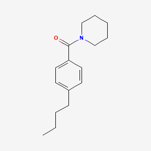 molecular formula C16H23NO B4950074 (4-BUTYLPHENYL)(PIPERIDINO)METHANONE 