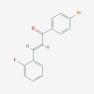 (2E)-1-(4-Bromophenyl)-3-(2-fluorophenyl)prop-2-en-1-one