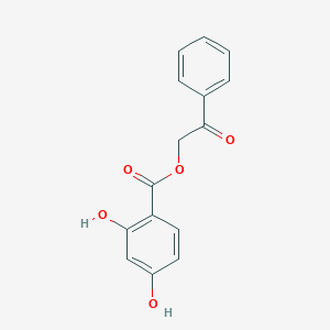 2-Oxo-2-phenylethyl 2,4-dihydroxybenzoate