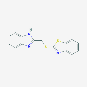 2-(1H-benzimidazol-2-ylmethylsulfanyl)-1,3-benzothiazole