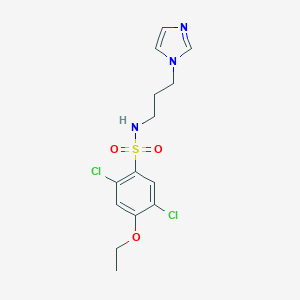 2,5-Dichloro-4-ethoxy-N-(3-imidazol-1-yl-propyl)-benzenesulfonamide