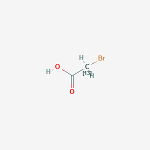 molecular formula C2H3BrO2 B049502 Bromoacetic acid-2-13C CAS No. 64891-77-6