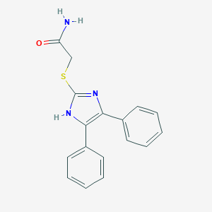 2-[(4,5-diphenyl-1H-imidazol-2-yl)sulfanyl]acetamide