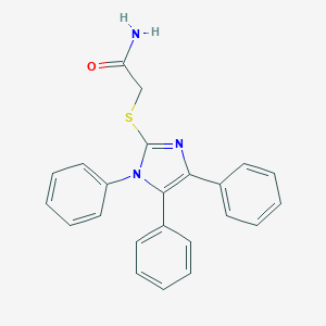2-[(1,4,5-triphenyl-1H-imidazol-2-yl)sulfanyl]acetamide
