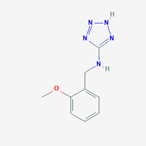 molecular formula C9H11N5O B495026 N-[(2-methoxyphenyl)methyl]-2H-tetrazol-5-amine CAS No. 159709-04-3