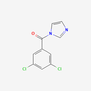 molecular formula C10H6Cl2N2O B4950280 1-(3,5-dichlorobenzoyl)-1H-imidazole 