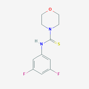 molecular formula C11H12F2N2OS B495037 N-(3,5-difluorophenyl)morpholine-4-carbothioamide 