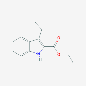 molecular formula C13H15NO2 B495046 ethyl 3-ethyl-1H-indole-2-carboxylate CAS No. 69472-67-9