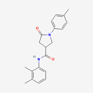 molecular formula C20H22N2O2 B4950463 N-(2,3-dimethylphenyl)-1-(4-methylphenyl)-5-oxopyrrolidine-3-carboxamide 