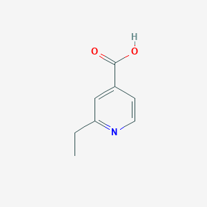 molecular formula C8H9NO2 B049507 2-Ethylisonicotinic acid CAS No. 3376-96-3