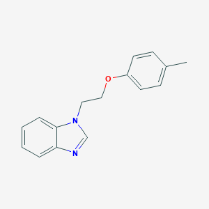 molecular formula C16H16N2O B495079 1-[2-(4-methylphenoxy)ethyl]-1H-benzimidazole 