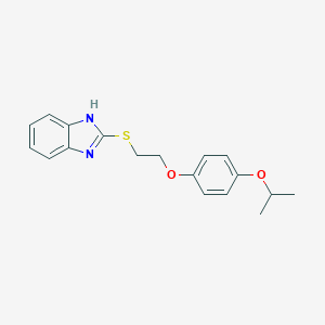 2-{[2-(4-isopropoxyphenoxy)ethyl]sulfanyl}-1H-benzimidazole