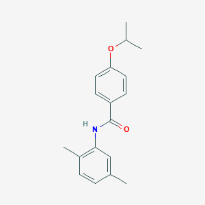 molecular formula C18H21NO2 B495091 N-(2,5-dimethylphenyl)-4-isopropoxybenzamide 