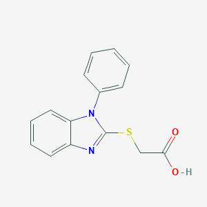 (1-Phenyl-1H-benzoimidazol-2-ylsulfanyl)-acetic acid