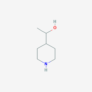molecular formula C7H15NO B049510 1-(4-Piperidyl)ethanol CAS No. 6457-48-3