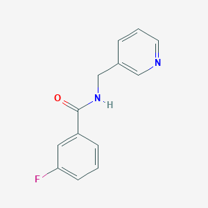 3-fluoro-N-(pyridin-3-ylmethyl)benzamide