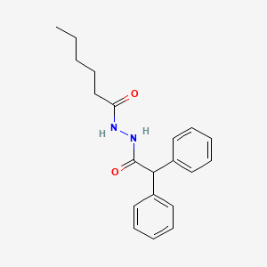 molecular formula C20H24N2O2 B4951246 N'-(2,2-diphenylacetyl)hexanehydrazide 