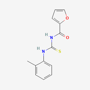 molecular formula C13H12N2O2S B4951347 1-(2-Furoyl)-3-(o-tolyl)thiourea 