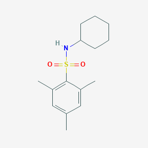 molecular formula C15H23NO2S B495135 N-cyclohexyl-2,4,6-trimethylbenzenesulfonamide CAS No. 62533-28-2