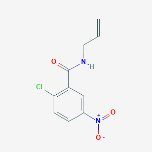 molecular formula C10H9ClN2O3 B4951479 N-allyl-2-chloro-5-nitrobenzamide 