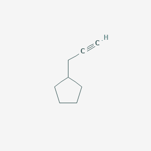 molecular formula C8H12 B049516 3-Cyclopentyl-1-propyne CAS No. 116279-08-4