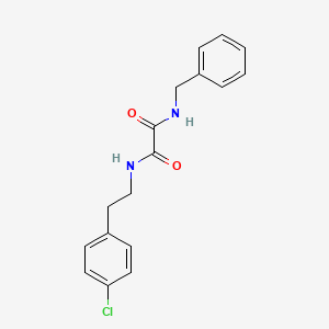 molecular formula C17H17ClN2O2 B4951765 N-benzyl-N'-[2-(4-chlorophenyl)ethyl]ethanediamide 