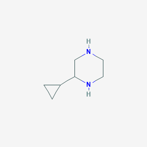 molecular formula C7H14N2 B049521 2-Cyclopropylpiperazine CAS No. 111759-96-7