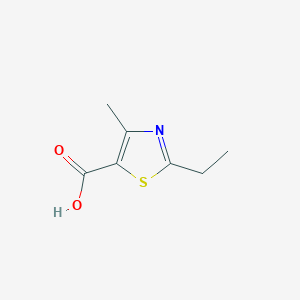 molecular formula C7H9NO2S B049531 2-乙基-4-甲基-1,3-噻唑-5-羧酸 CAS No. 113366-46-4
