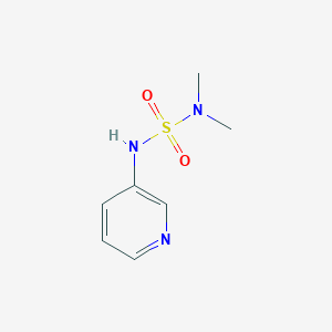 molecular formula C7H11N3O2S B495310 3-(Dimethylsulfamoylamino)pyridine CAS No. 349573-40-6