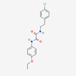 molecular formula C18H19ClN2O3 B4953126 N-[2-(4-chlorophenyl)ethyl]-N'-(4-ethoxyphenyl)oxamide 