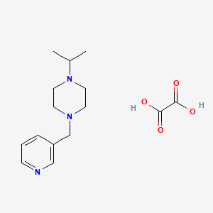 molecular formula C15H23N3O4 B4953302 Oxalic acid;1-propan-2-yl-4-(pyridin-3-ylmethyl)piperazine 