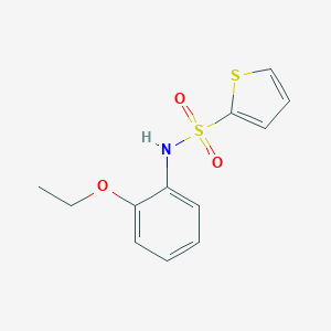 molecular formula C12H13NO3S2 B495367 N-(2-ethoxyphenyl)thiophene-2-sulfonamide 