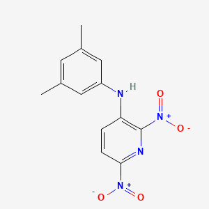 molecular formula C13H12N4O4 B4953786 N-(3,5-dimethylphenyl)-2,6-dinitro-3-pyridinamine 