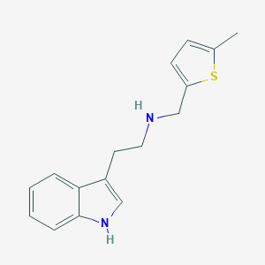 B495384 2-(1H-indol-3-yl)-N-[(5-methylthiophen-2-yl)methyl]ethanamine CAS No. 880073-24-5
